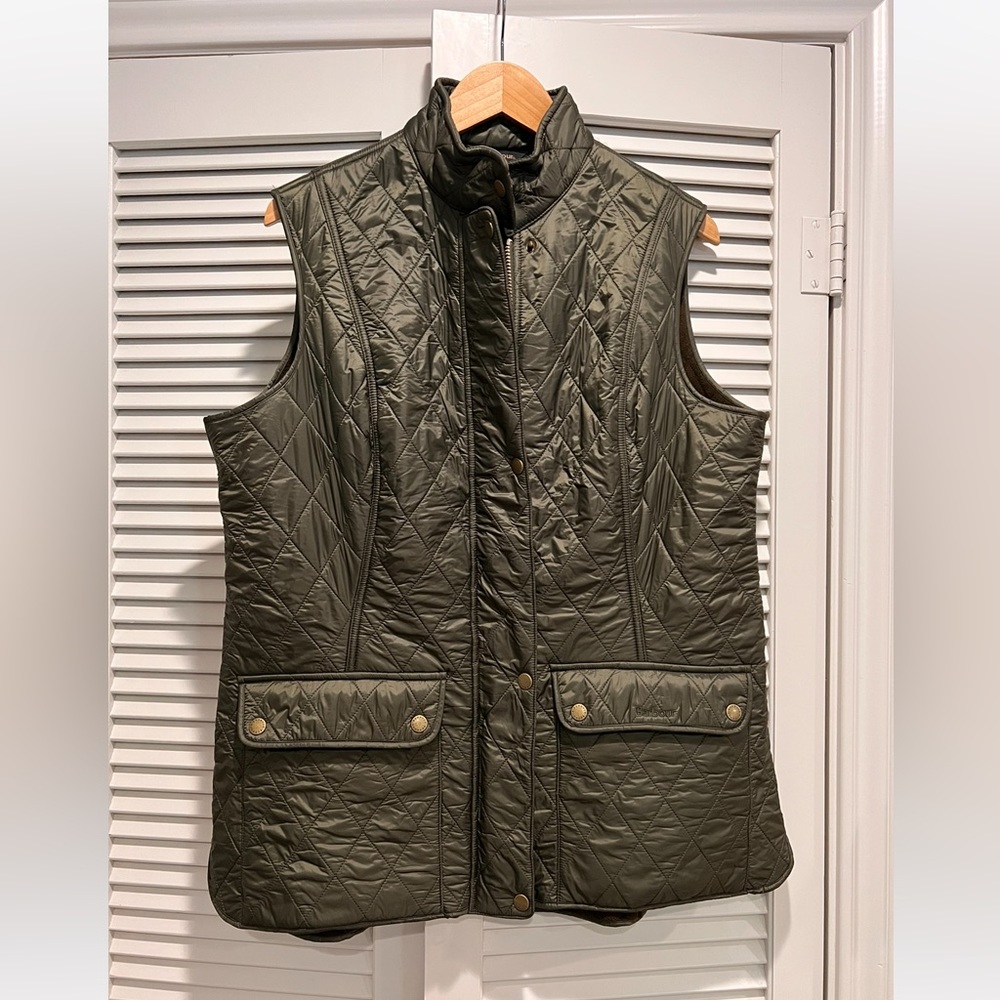 Barbour Olive Vest